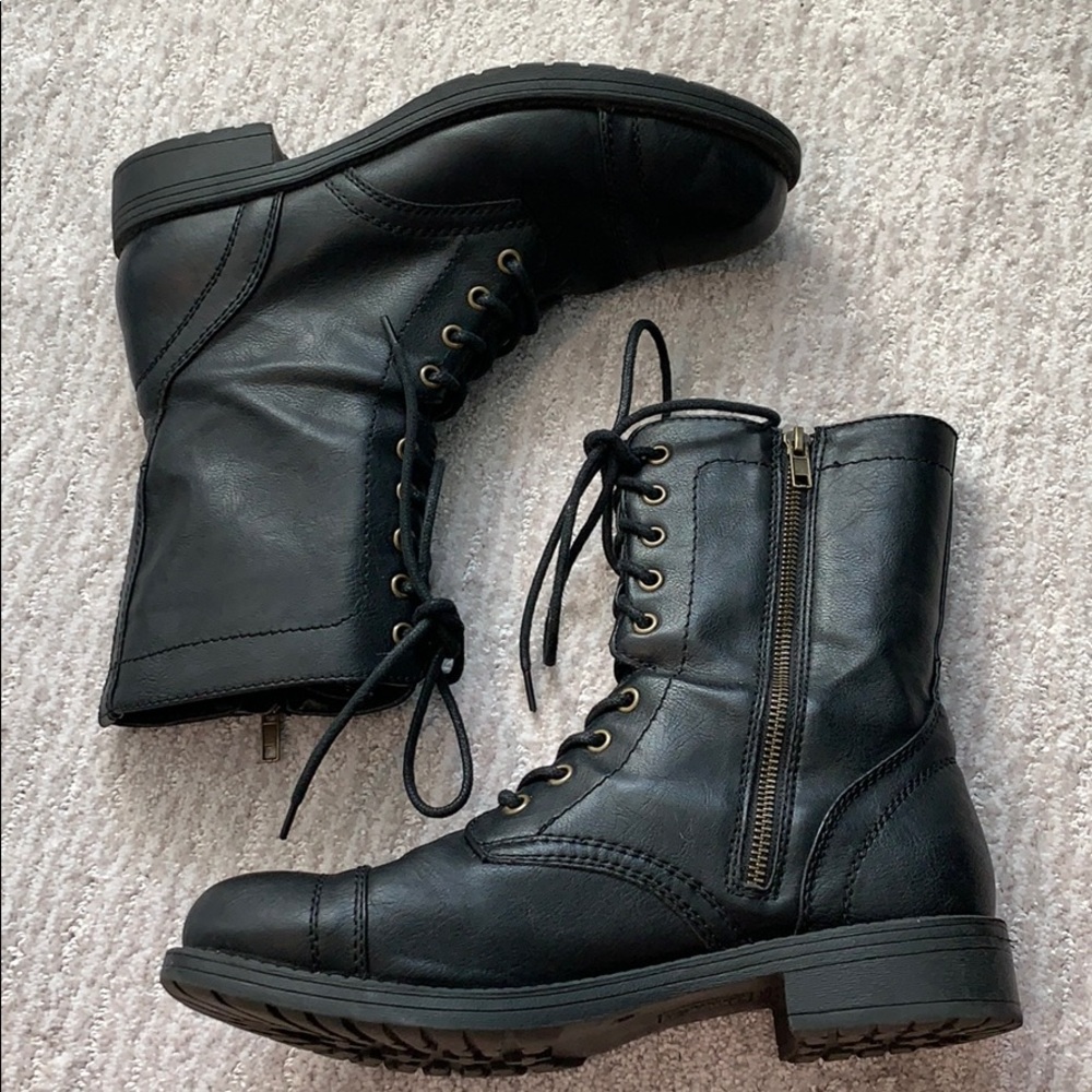 Black Combat Boots
